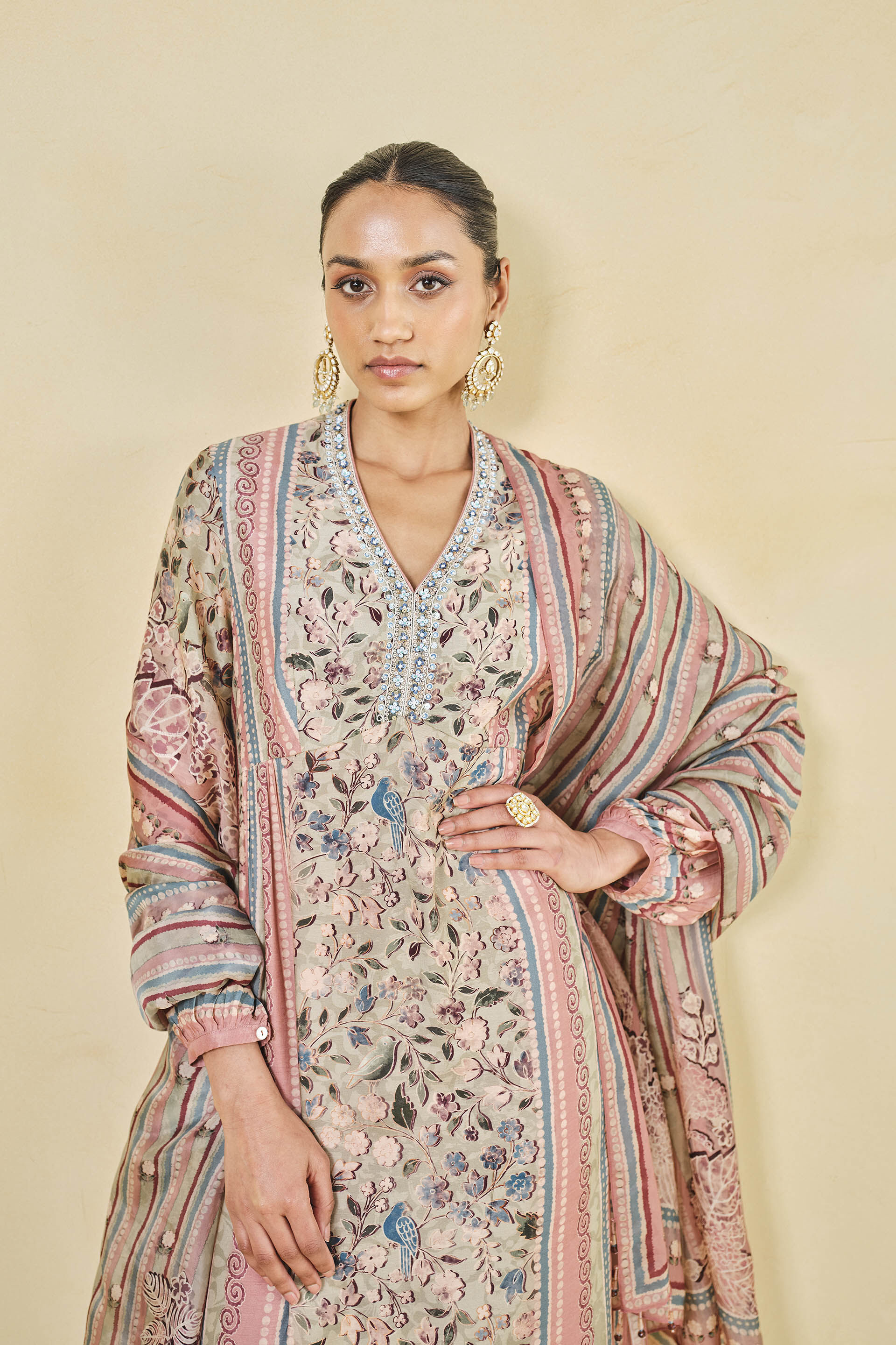 Adhija Lyocell Suit Set - Blush, Blush, image 4